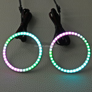 Anelli <span class=keywords><strong>halo</strong></span> RGB di vendita caldi <span class=keywords><strong>160mm</strong></span> SMD LED color chasing angel eyes - Product Image 6