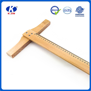 Righello in Legno Dritto di Alta Qualità per Scuola / Righello a T in Legno Grande da 100 cm / Righello da <span class=keywords><strong>Disegno</strong></span> con Scala - Product Image 2