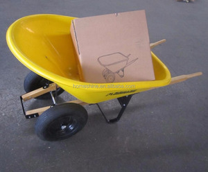 लकड़ी संभाल व्हील बैरो डबल पहियों व्हील बैरो - Product Image 4