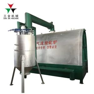 Sawdust Charcoal Making Carbonization Furnace Machine for Fire Rice Husk Wood Biomass Charcoal Directly Biomass Wastes 6-8 Hours