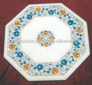 Plateaux de table basse en marbre incrusté - Product Image 1