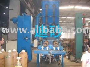 (LPG)Cylinder internal wall shot blasting machine