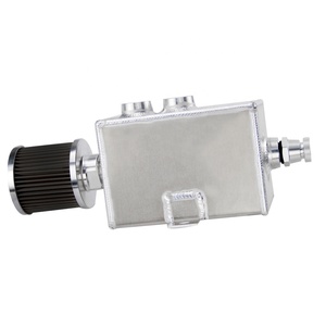 Réservoir d'huile universel 2l en aluminium, avec respirateur et robinet de vidange, réservoir de carburant carré déformé, réservoir d'huile - Product Image 4