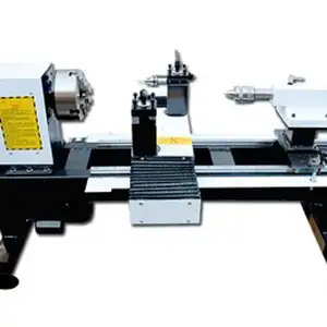 Wood Common mini cnc turning lathe with step motor