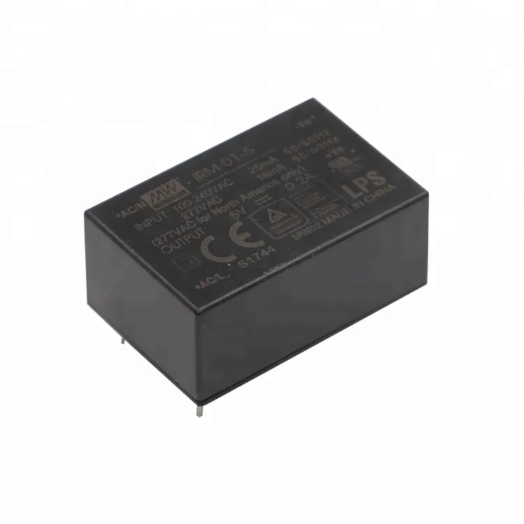 평균 잘 PCB 마운트 IRM-01-12 AC DC SMPS 범용 변압기 모듈 전원 공급 장치