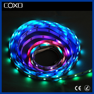 60 leds SMD 5050 RGB programable Color ideal 6803 IC llevó la luz de tira - Product Image 5