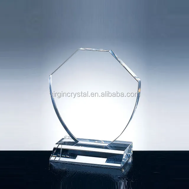 खाली ग्लास शील्ड पुरस्कार प्रोमोशनल स्मारिका