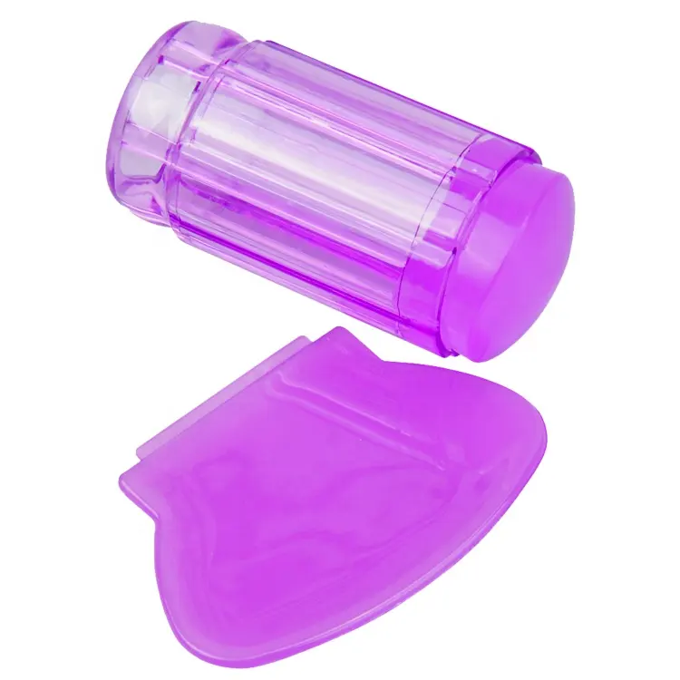 Wholesale High Quality Pure Clear Silicone Gel Jelly Stamp Scraper Set DIY Design Stamper Nail Art