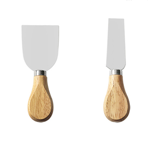Kitchen Accessories <strong>Set</strong> <strong>of</strong> 4 Stainless Steel <strong>Cheese</strong> <strong>Knife</strong> <strong>Set</strong> with Wooden Handles for Charcuterie Board - Product Image 3