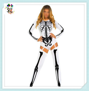 Costumes de fête d'halloween pour femmes adultes, <span class=keywords><strong>squelette</strong></span> <span class=keywords><strong>Sexy</strong></span> fantaisie HPC-3164 - Product Image 4