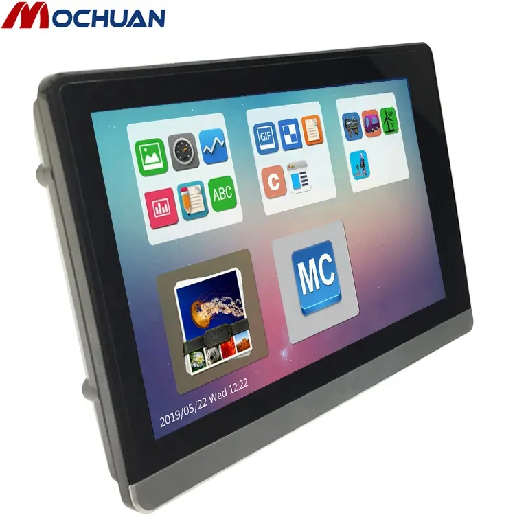 Modbus LCD TFT 7 inch זול תעשייתי ממשק אדם מכונה/פנל מסך מגע hmi מפעיל ethernet