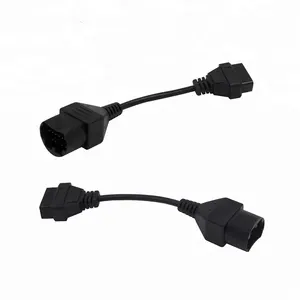 Wholesale 17 pin connector obd2 male to female cable obd for Mazda Old Car