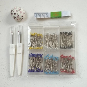 Goupilles <span class=keywords><strong>à</strong></span> <span class=keywords><strong>tête</strong></span> en <span class=keywords><strong>verre</strong></span>, boîte en plastique, lot <span class=keywords><strong>de</strong></span> 100 pièces, livraison gratuite - Product Image 2
