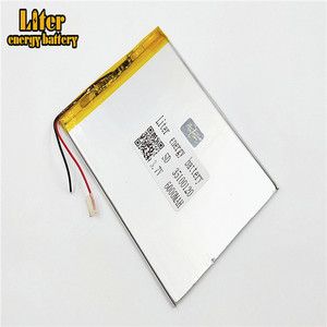 Venta wholesale ultra thin 3,7 V 35100120 battery s 6000 mAh lipo lithium ion polymer rechargeable battery - Product Image 4