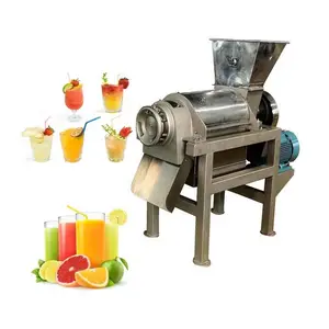 Commercial electric mango orange carrot calamansi durian peach puree fruit pulp juicer extractor pulping machine