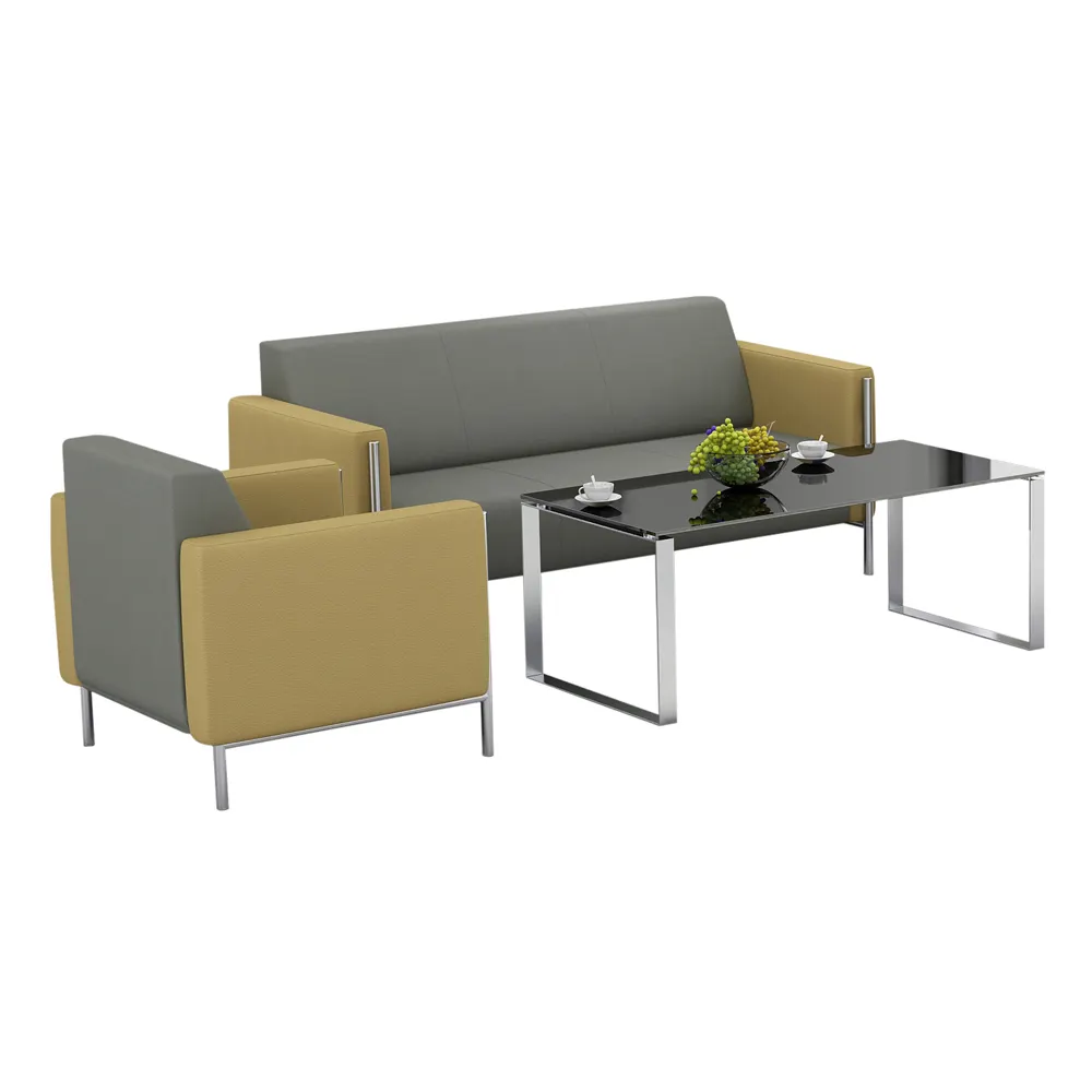 Italienische moderne günstige leder sofa set