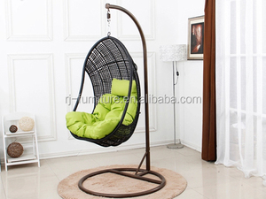 Moderno esterno in Poly Rattan altalene per Patio giardino balcone mobili da cortile-parchi palestre camere da letto alberghi - Product Image 4