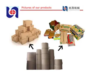 China Leverancier Kraftpapier Machine, Karton Productie Lijn, Katoen Rijst Stro Recycling Voor Carton Papier Machine Prijzen