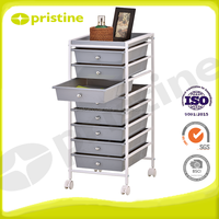 Hochwertiger OEM EBay Organizer Taiwan Home Storage Möbel Büro Rollwagen 8 PP Kunststoff Schubladen Aufbewahrungs Organizer Wagen Möbel