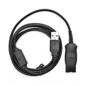 DA95 USB Cable compatible with Plantronics QD Corded Headset to Computer