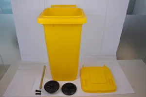 <span class=keywords><strong>96</strong></span> جالون الغبار بن كبيرة حجم حاوية القمامة صندوق نفايات بلاستيكي ل إدارة - Product Image 5