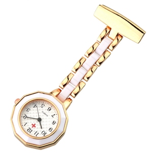 Moda bella fiore 3D ragazze signore donne orologi da infermiera Unisex medico da uomo con fermaglio da taschino orologi PW-HS-18-5784 - Product Image 5