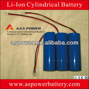 18650 Аккумулятор 3.7V 2200mAh с проводом - Product Image 1