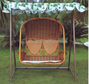 كرسي أرجوحة معلق للحديقة من الخيزران للبيع كرسي على شكل قلب - Product Image 2