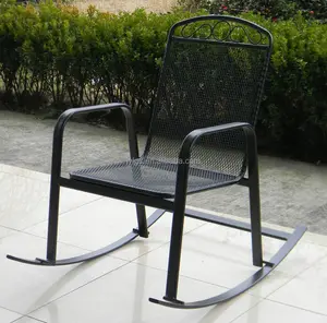 Outdoor Steel Mesh antique metal armchair