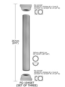 <span class=keywords><strong>Colonne</strong></span> en <span class=keywords><strong>bois</strong></span> décorative en polyuréthane de haute qualité à bon prix - Product Image 2