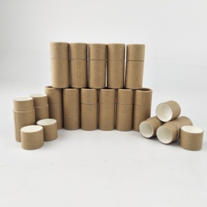 บรรจุภัณฑ์ลิปบาล์มแบบแท่ง กระดาษคราฟท์ธรรมชาติ  พร้อมกระดาษไข - Product Image 3