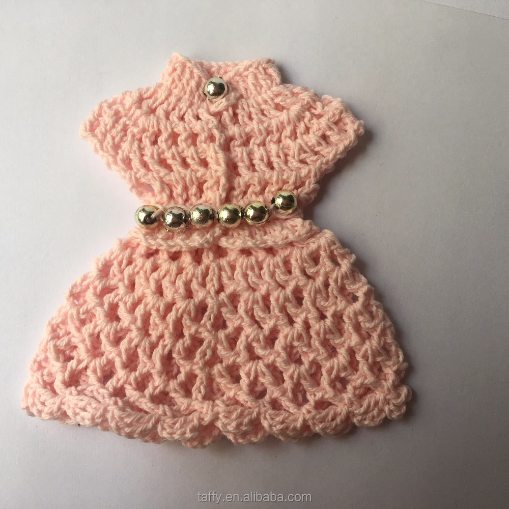 2018 Baby Shower Girl Favor - Handmade Crochet Dress Gift