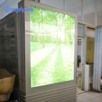 Boîte à lumière murale à led, boîte légère de défilement publicitaire, bus de rue de la villes, livraison gratuite