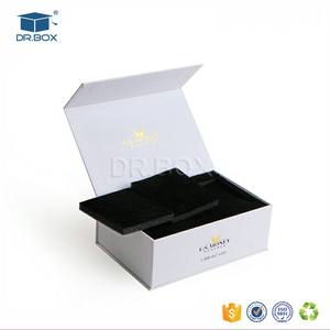 White Cardboard Magnetic Closure <strong>Box</strong> Gift Boxes with Sponge/EVA <strong>Foam</strong> Insert Good Protecting for Goods - Product Image 2