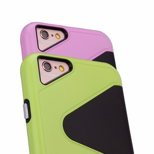 2 en 1 doble protección fundas de celular resitente <span class=keywords><strong>la</strong></span> <span class=keywords><strong>caída</strong></span> para iPhone 6 / 6s fundas - Product Image 4