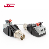 12V BNC femelle Jack connecteur coaxial CAT5 vidéo Balun adaptateur prise pour bande Led lumières CCTV caméra accessoires