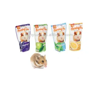 Hammsters-productos de limpieza, sabor a limón y manzana, pequeño Animal, Hammsters, baño de arena