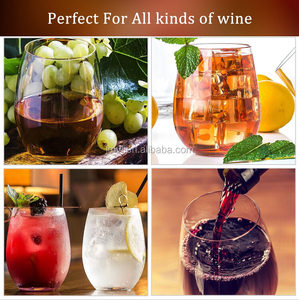 Wine glasses, eseoe unbreakable shatterproof reusable luxury wine, wine (16 oz) - Product Image 3