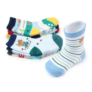 Anti Slip katoen 0-24month Pasgeboren Baby Sok 12 stks pack Factory Fabrikant Groothandel