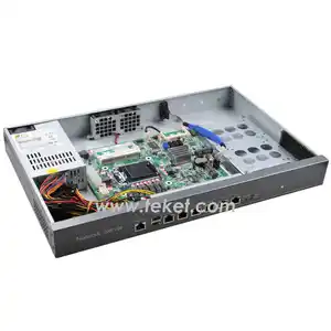 Serveur réseau pare-feu avec 6 ports LAN 1U-H67LS Intel H67 LGA1155 core i3 i5 i7 1U châssis de montage en rack port fibre SFP en option