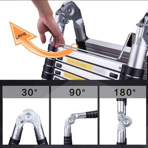 Escalera de <span class=keywords><strong>lidl</strong></span> telescópica de aluminio multiusos de marco A portátil - Product Image 4