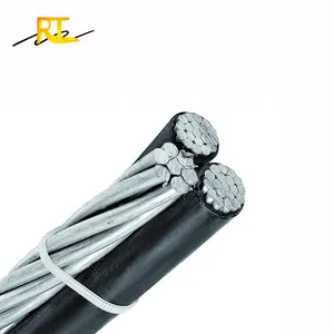 Overhead 33kv ABC Aerial Bundle Cable Malaysia PVC XLPE Insulated AL Conductor ABC Cable