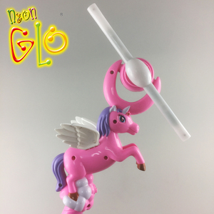 Einhorn LED Light-Up Kunststoff Windmühle Kinder Party Spielzeug für Hochzeiten und Geschenke