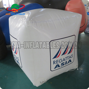 टिकाऊ inflatable स्विमिंग पूल buoys inflatable अस्थायी वर्ग buoys के लिए पानी के खेल