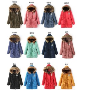 Ecoparty <strong>Womens</strong> S-XXXL <strong>Warm</strong> Fur Collar 13 Colors Long Coat Hooded Slim <strong>Winter</strong> Parka Outwear <strong>Jacket</strong> - Product Image 3
