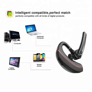 Tương Thích <span class=keywords><strong>Bluetooth</strong></span> Tai Nghe Tai Nghe Không Dây Hands Miễn Phí Kinh Doanh Tai Nghe In-Ear Earbuds Với Tiếng Ồn Hủy Bỏ Mic - Product Image 6