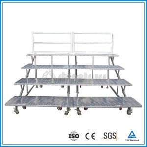 Prix usine en gros portable orchestre de l'école cadre en aluminium performances chorales riser - Product Image 1