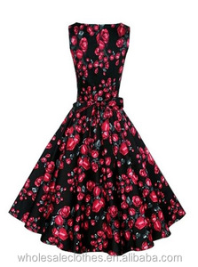 2016 Phong Cách Mới Pinup Đu Buổi Tối Bên Cưới <span class=keywords><strong>Prom</strong></span> Rockabilly 50S Cổ Điển Ăn Mặc - Product Image 4