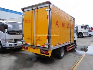 YUEJIN 4x2 Van camión caja seca camión <span class=keywords><strong>de</strong></span> <span class=keywords><strong>transporte</strong></span> <span class=keywords><strong>de</strong></span> mercancías peligrosas camión para la venta - Product Image 5