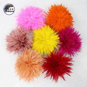 5-6 Inch(12-15 cm)Chinese Manufacturer Wholesale Multi-Color Chicken Rooster Feather for DIY Earrings Jewelry